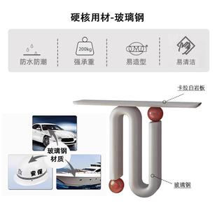 水玄管设计师玄关台轻奢关桌靠墙条案意饰式 艺玄关柜术 极简ZOO装