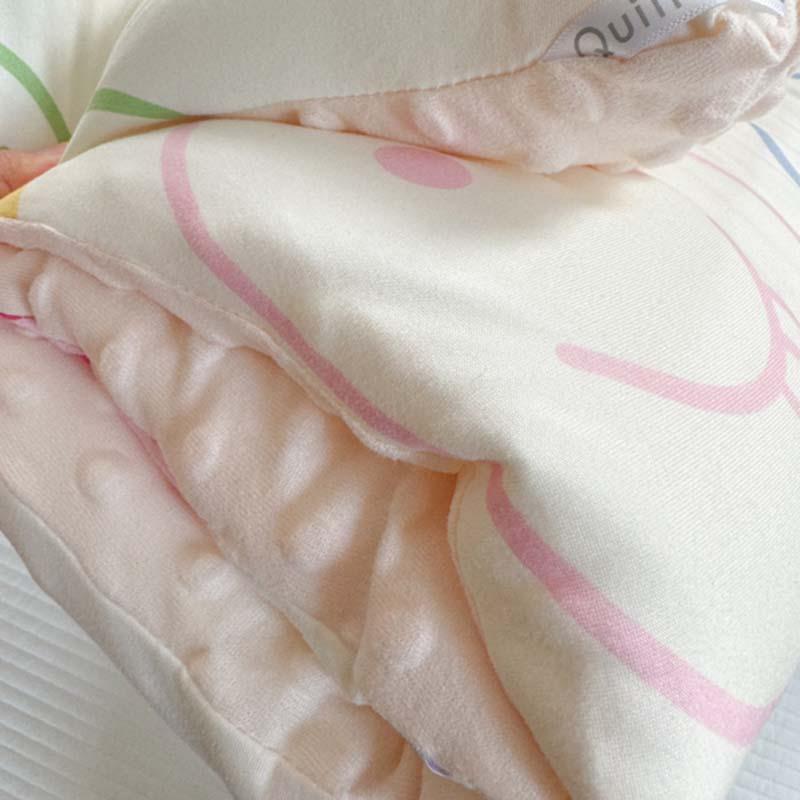 类乎乎豆豆被子大豆DNU纤维棉冬被人A芯加绒加厚双单卧奶室四季通