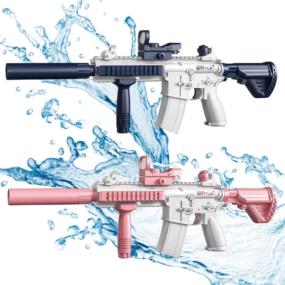 Water Gun Electric Pistol Shooting Toy Full Automatic