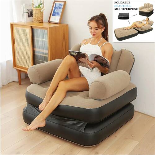 Inflatable Sofa Outdoor Adult Lazy Sofa Multifunctional Five