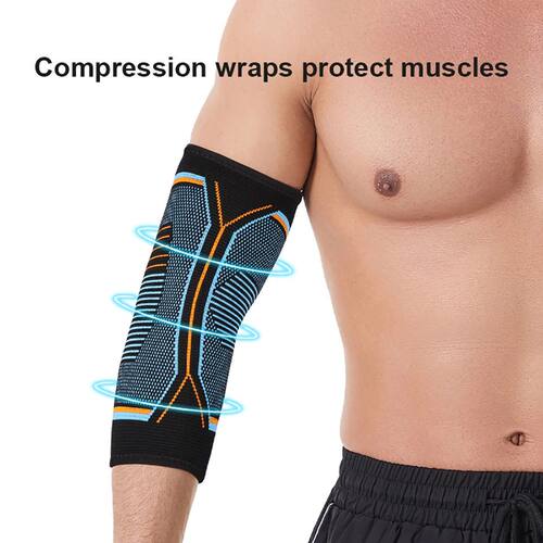 1Pcs Sports Knit Elbow Brace for Weightlifting Compression
