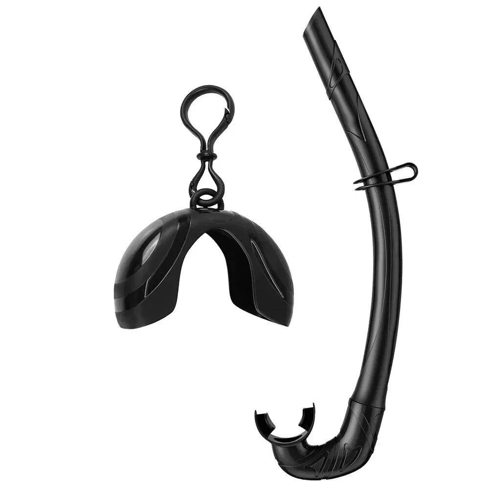 Soft Silicone Diving Snorkel Portable Foldable Easy-Breath