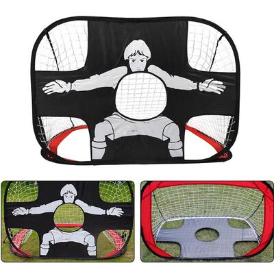 Foldable Football Goal Nylon Soccer Goal Kids and Adults Foo