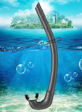 Soft Silicone Diving Snorkel Portable Foldable Easy-Breath