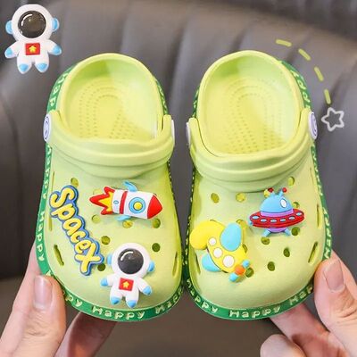 Kids Sandals Hole Children's Shoes Slippers Soft Anti-Skid