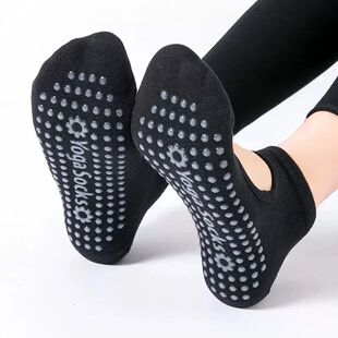 High Quality Women Yoga Socks Anti-Slip Breathable Backless