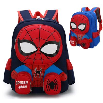 Spiderman Backpacks Super Heroes Student School Bag Cartoon