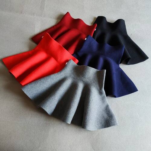 DE PEACH Winter Infant Baby Girls Tutu Skirt Children Fashio