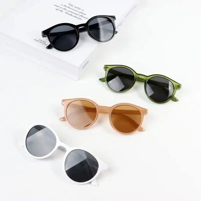 Korean Style Children Sunglasses Trendy Round Frame Kids Sun