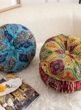 Floor Pillow Round Large Pillow Seating Meditation Pillow