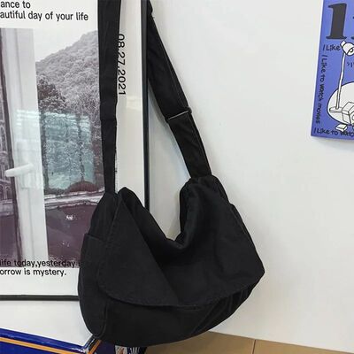Women's Messenger Bag Vintage Handbag Canvas Teenager Should
