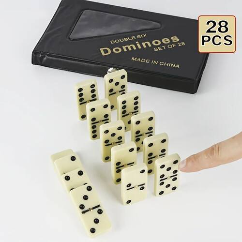 Domino chess set-high-quality board game toys, equipped with