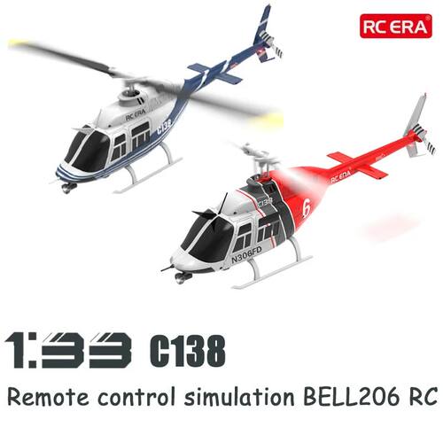 C138 remote-controlled helicopter simulation BELL 206 remote