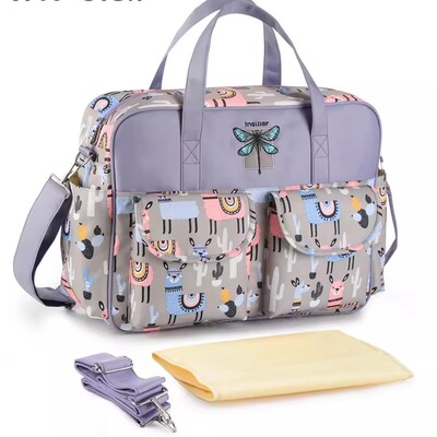 New Style Waterproof Diaper Bag Large Capacity Messenger Tra