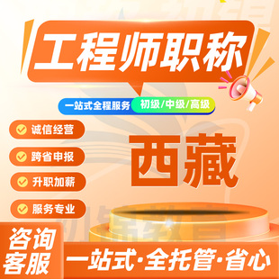 西藏工程师职称申报评审初级中级高级建筑机械电气测绘环境通用