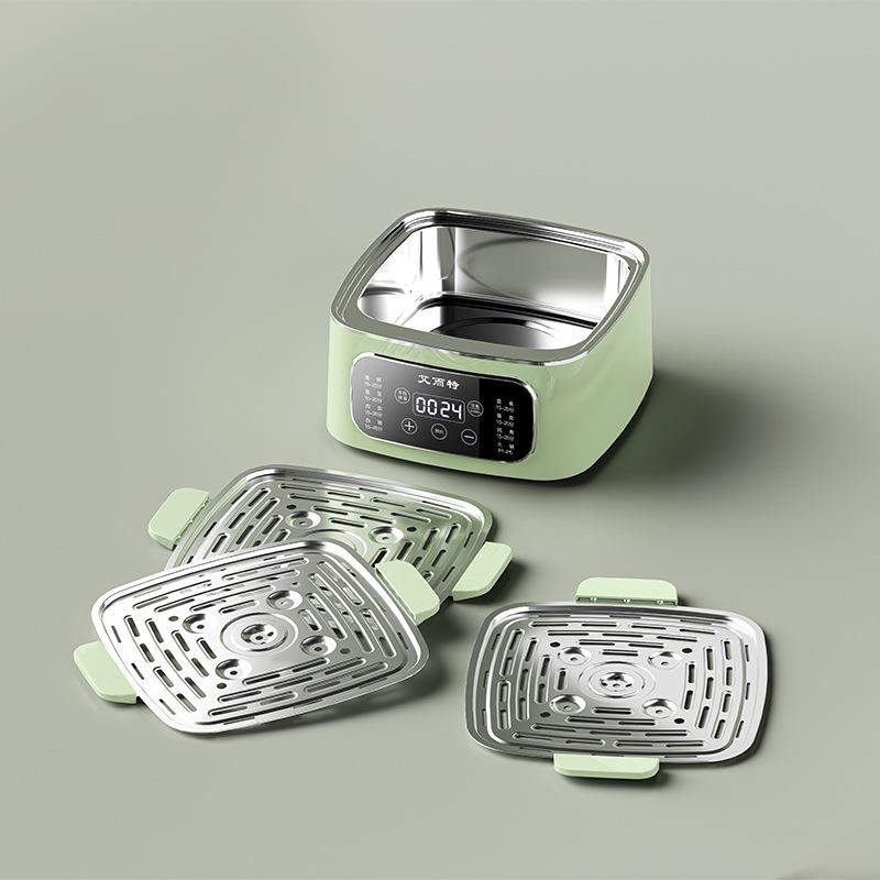 新款直销大容量三层款蒸煮锅多功能蒸煮一体式蒸锅多层可视透明蒸