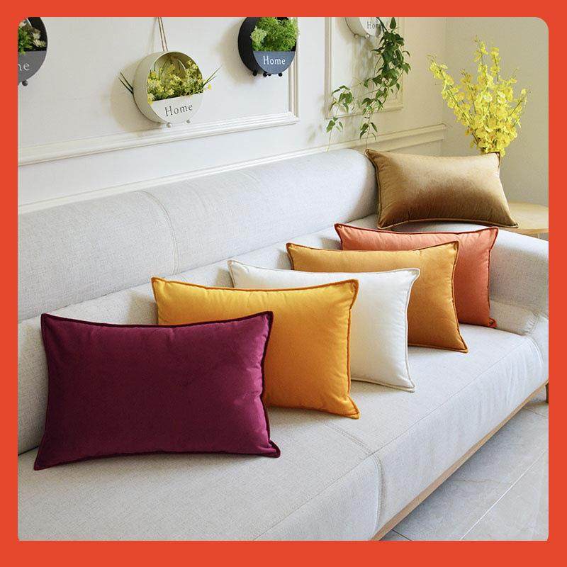 直销新款⊙简约现代长方形纯色靠垫抱枕床头腰枕客厅沙发大靠枕套,居家布艺,抱枕被,淘宝优惠券,粉丝福利购,淘宝优惠卷