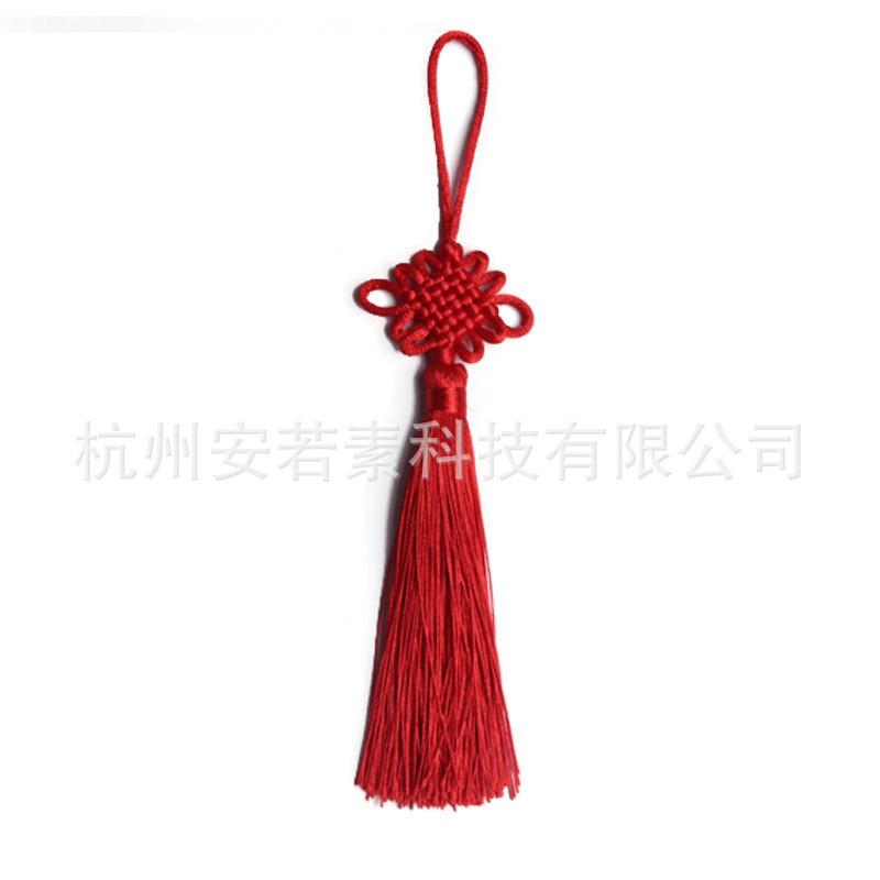 新款直销油纸伞配件伞套钩钉眉心贴中国结演出道具便携布袋84cm10