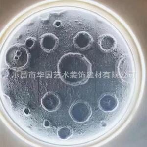 新款直销pu石皮月球表面石自然陨石坑pu蘑菇石外墙轻质装饰材料月
