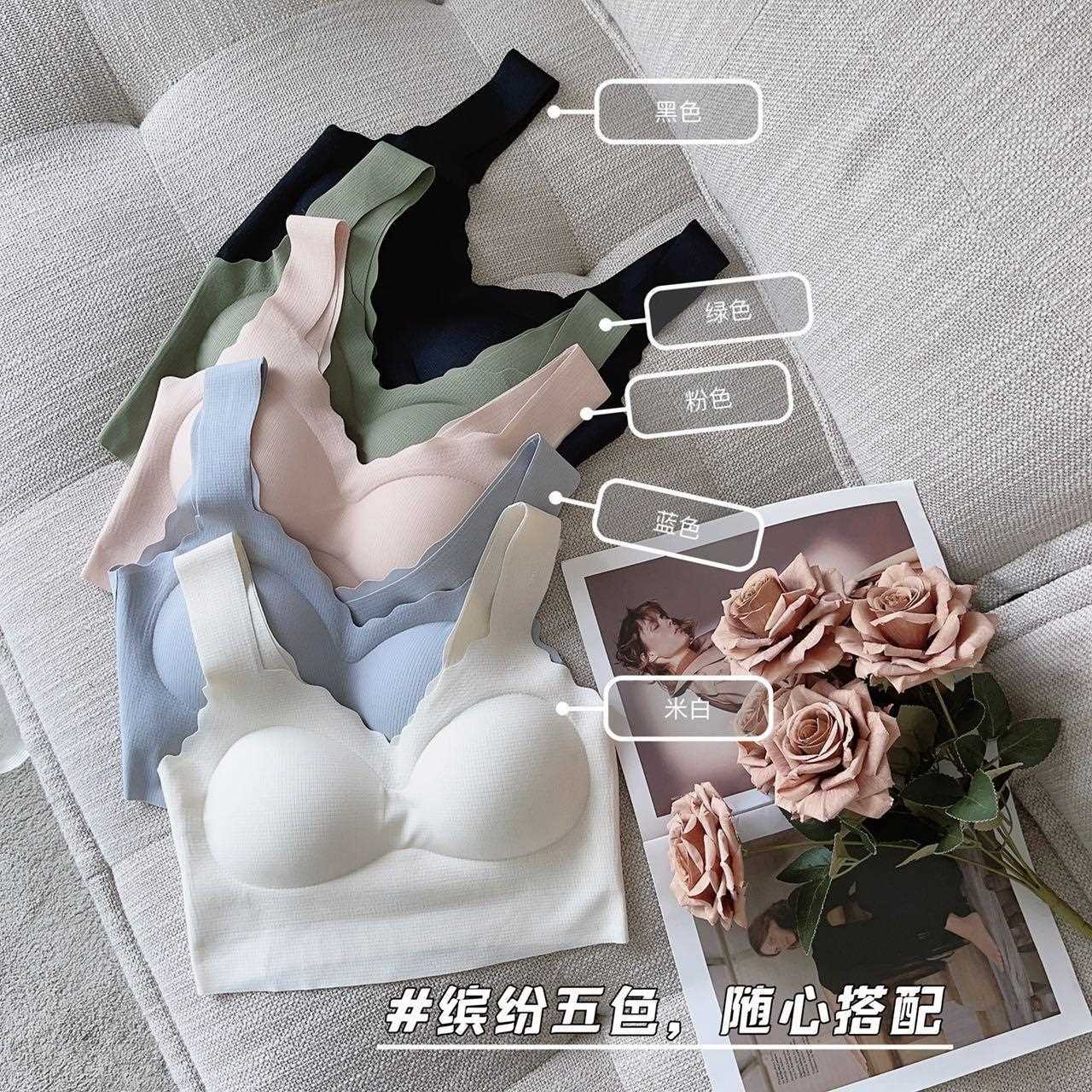 新款直销冰丝美背吊带背心女夏季带胸垫内搭白色抹胸外穿文胸一体