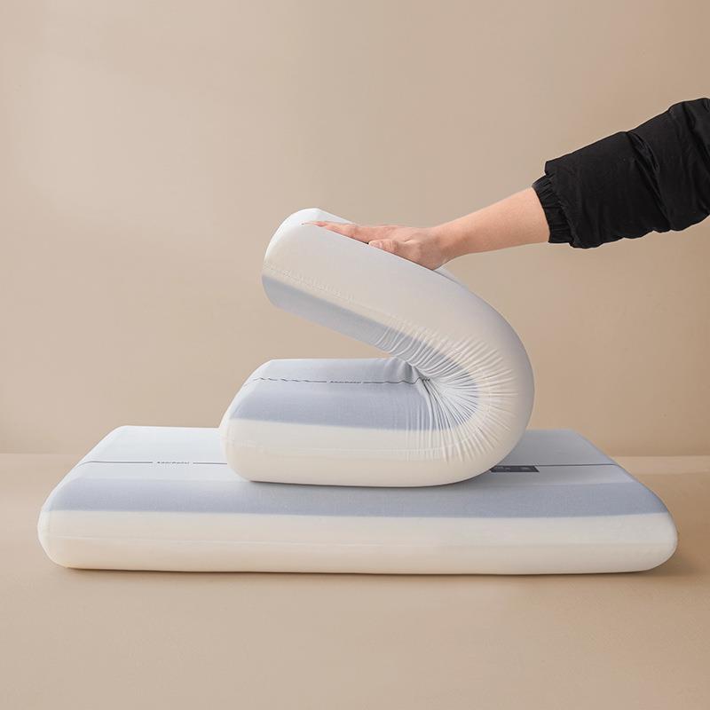 新款直销云感零压力枕双拼深睡眠记忆棉枕芯慢回弹护颈柔软舒眠枕