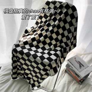 直销棋盘格浴巾女不掉毛珊瑚绒冬季 新款 毛巾加厚加大吸水好家用浴