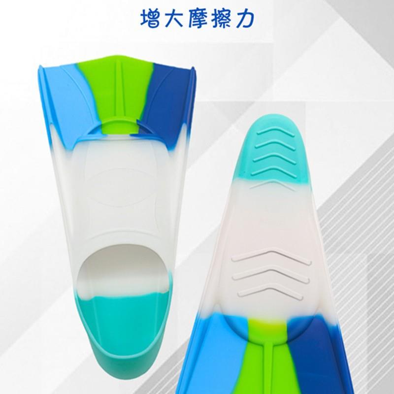 新款直销直供硅胶脚蹼成人浮潜游泳蛙鞋儿童训练潜水套脚