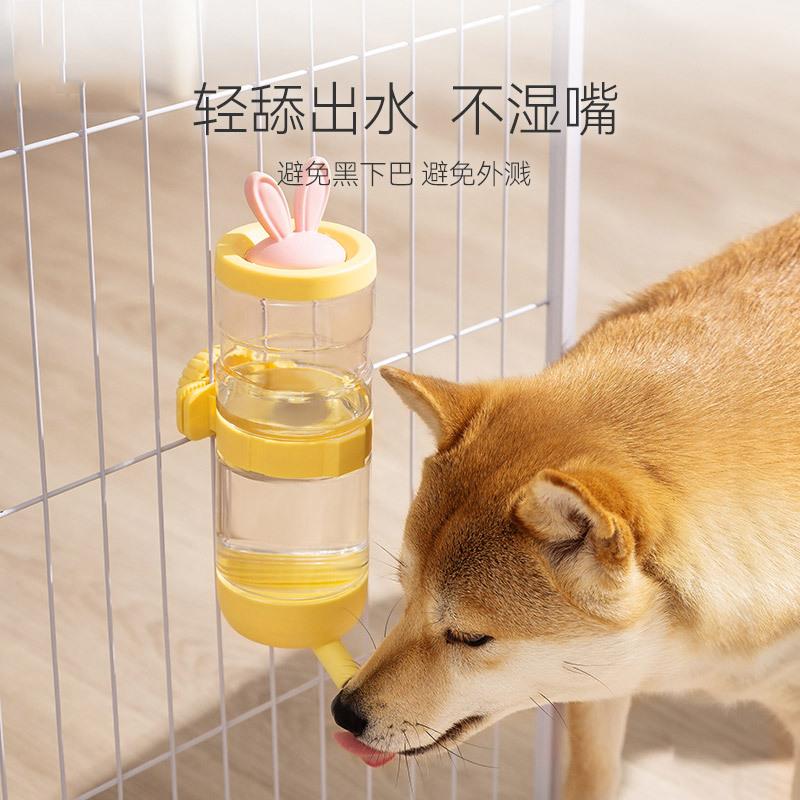 新款直销狗狗饮水器滚珠式自动喂水器猫咪喝水器悬挂式水杯挂笼宠