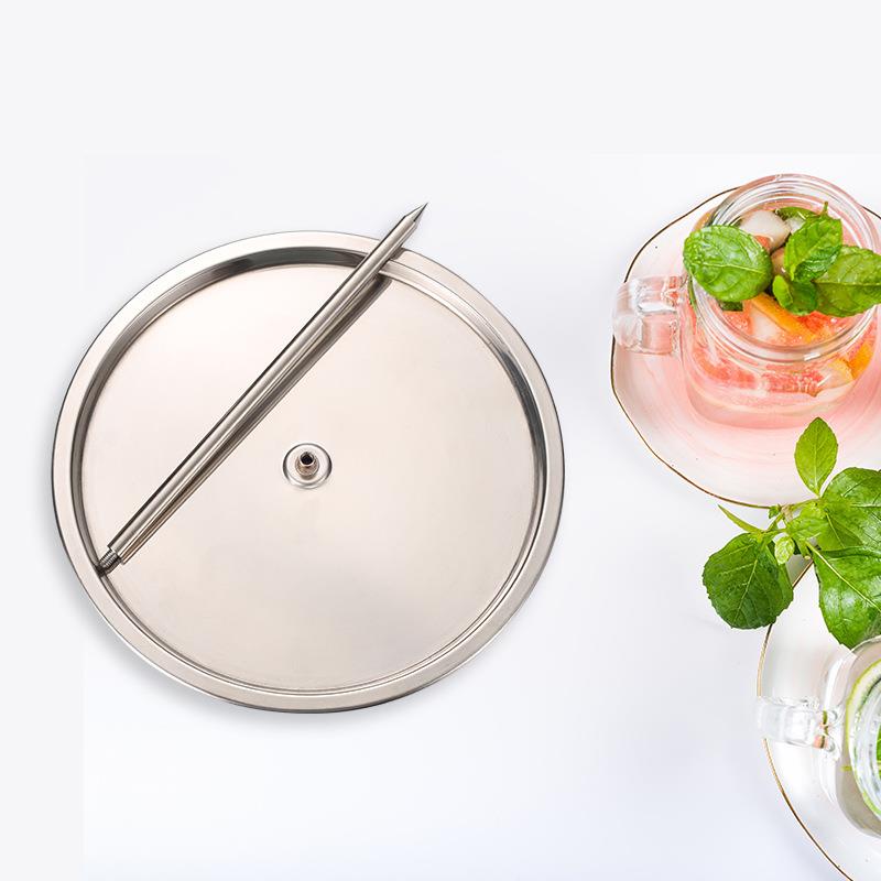 新款直销源头可拆卸手柄带底盘不锈钢烤鸡架跨境烤肉盘立式串烧烤