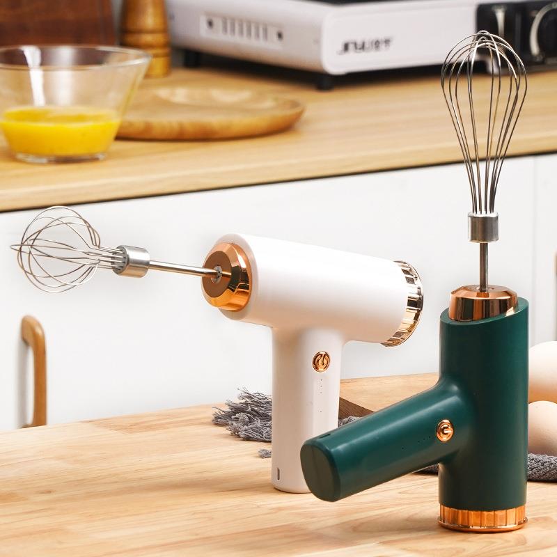 新款直销无线电动打蛋器充电家用小型奶油自动打发器蛋糕烘培手持