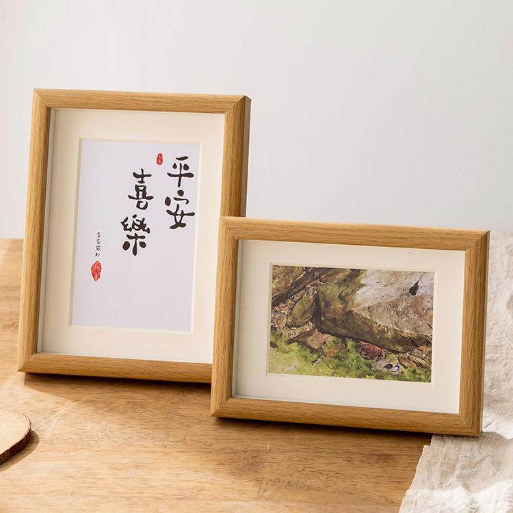 直销新款木质感相框摆台6寸7框架挂墙洗照片做成相册挂墙加打印高,家居饰品,DIY亲子装饰画,淘宝优惠券,粉丝福利购,淘宝优惠卷