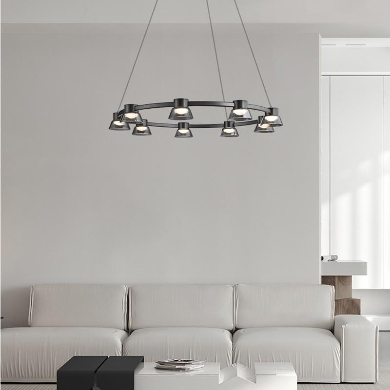 新款直销意式极简全铜客厅吊灯现代简约大气创意餐厅卧室高端设计