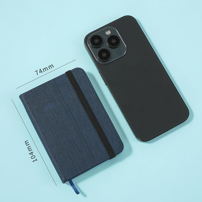 新款直销A7迷你小本子商务办公笔记本绑带简约随身携带口袋本定制