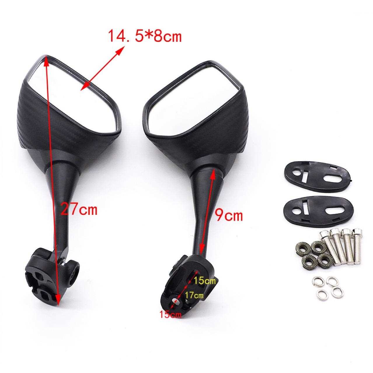 新款直销改装地平线跑车后视镜CBR通用倒后辅助镜跑车反光镜摩托