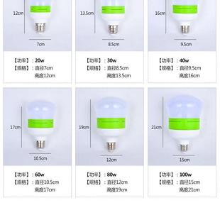 直销led灯葫芦灯节能灯超亮恒流E27螺口家用超市球泡白光无频 新款