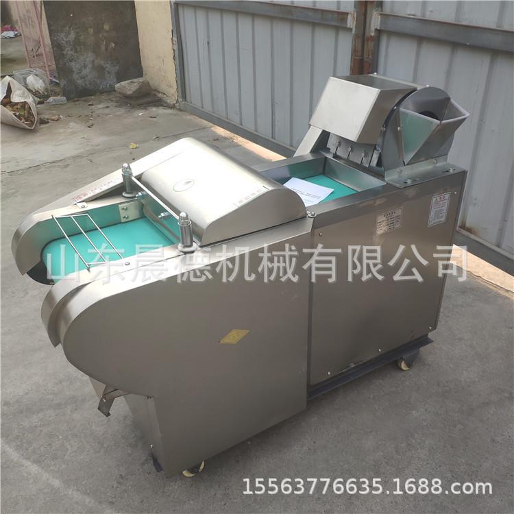 豆角腐竹大葱切段660型切断机 商用不锈钢切片多功能切菜机