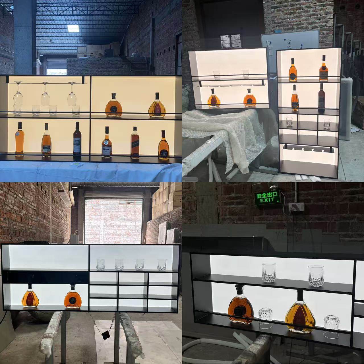 不锈钢发光餐边柜厨房吊柜金属导光板钢板柜亚克力背板展示柜定制,金属材料及制品,不锈钢制品,淘宝优惠券,粉丝福利购,淘宝优惠卷