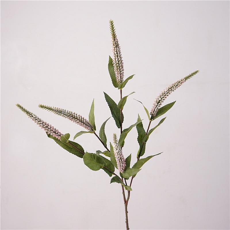 新款直销鼠尾草欧式仿真花家居装饰摆放花艺塑料假花薰衣草婚庆花