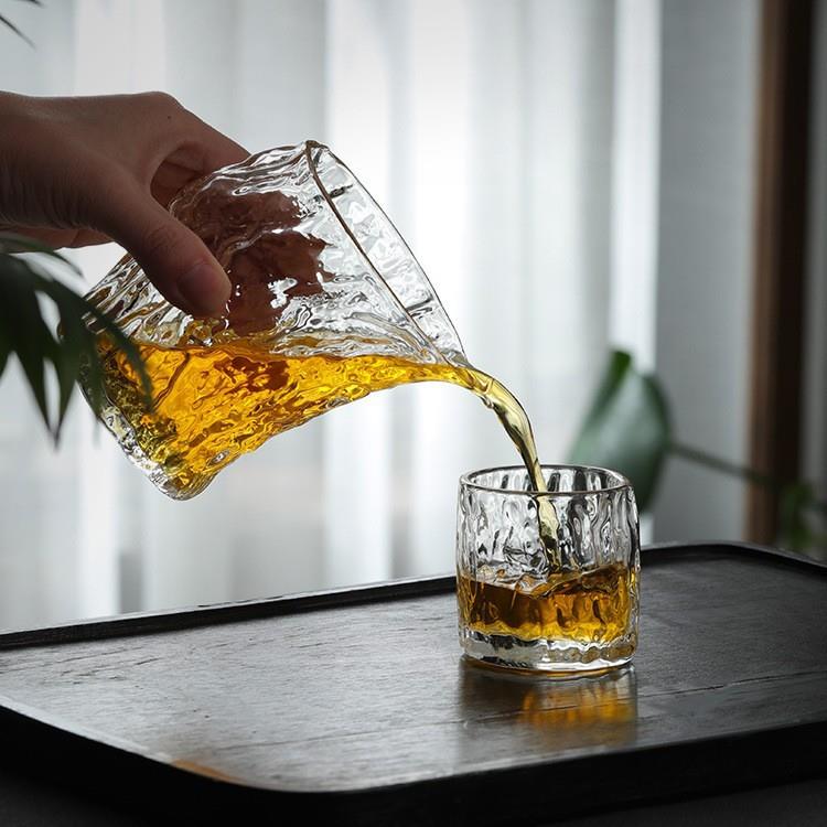 新款直销 高硼硅玻璃茶海创意树梢造型分茶器家用功夫 树灵公道杯