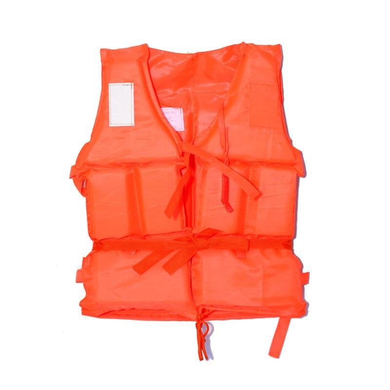 新款直销救生衣方块橘色成人儿童工作船用救生衣景区救援抗灾钓鱼
