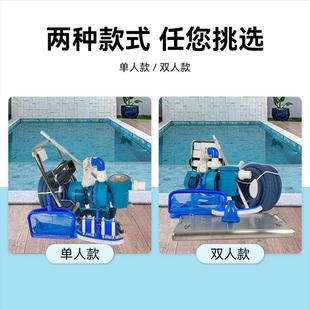 直销游泳池吸污机水下吸尘器鱼池池底清洁器清洗机吸污泵过滤 新款
