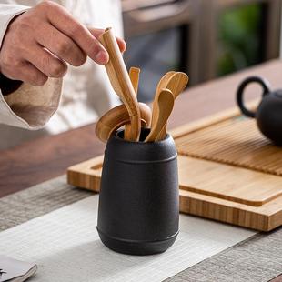 直销A6L黑陶茶具套装 新款 家用禅风黑功夫茶杯粗陶陶瓷盖碗泡茶壶