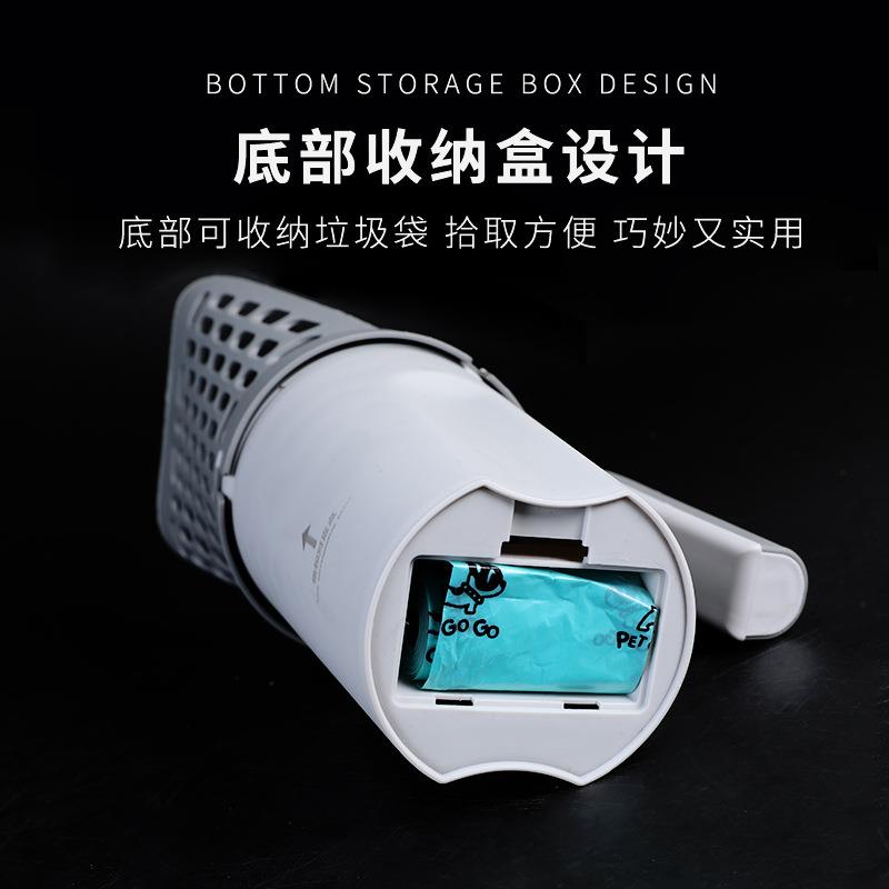 新款直销跨境猫砂铲子一体套装收纳盒一体式猫砂铲猫咪铲屎官清洁