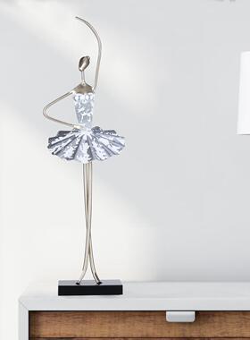 新款直销跨境工艺品芭蕾舞抽象摆件铁艺时尚居家摆件家居摆设装饰