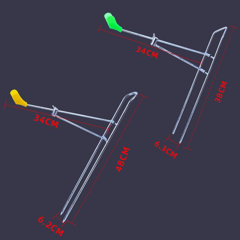 新款直销简易手海竿两用支架 地插炮台竿架 鱼竿支架渔具垂钓支架