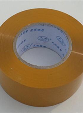 直销新款扬州米黄胶带6CM宽 200长 足米足宽黄色封箱胶带大卷米黄