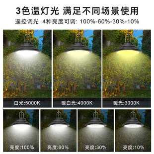 直銷跨境車庫吊燈應急照明燈太陽能投光燈家用新農村路燈太陽 新款