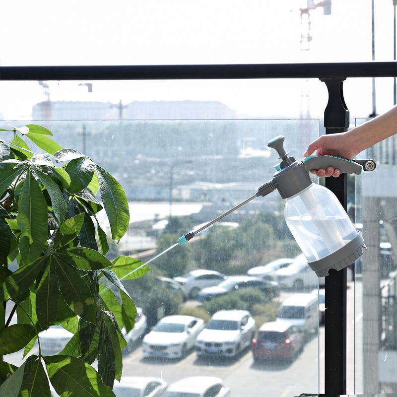 新款直销1.5L2L洒水壶浇水壶气压式浇花塑料喷雾器小喷壶喷水壶压