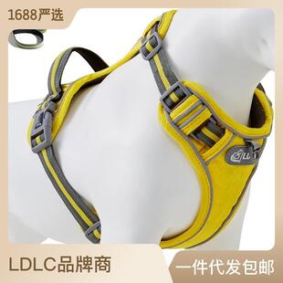 直销新款宠物胸背带高档中大型犬胸背带尼龙防爆冲大狗狗胸背带牵