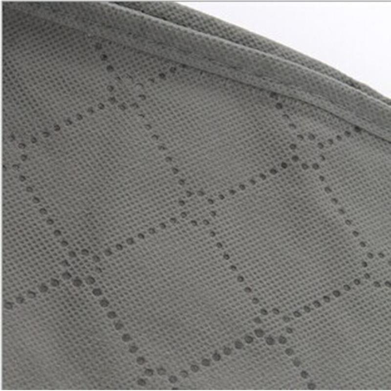 新款直销竹炭绗缝棉被收纳袋 大号加高衣物杯子收纳箱 透明整理箱